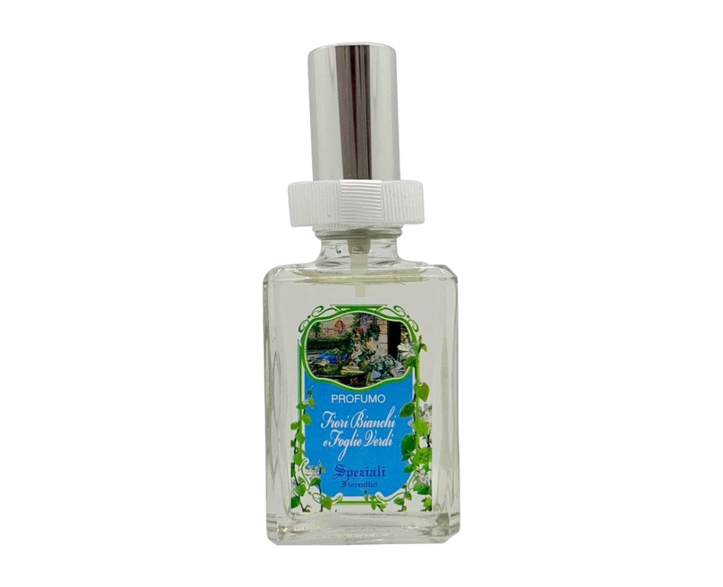 Derbe – Fiori Bianchi e Foglie Verdi<p>(デルベ – ホワイトフラワー&グリーンリーフ)